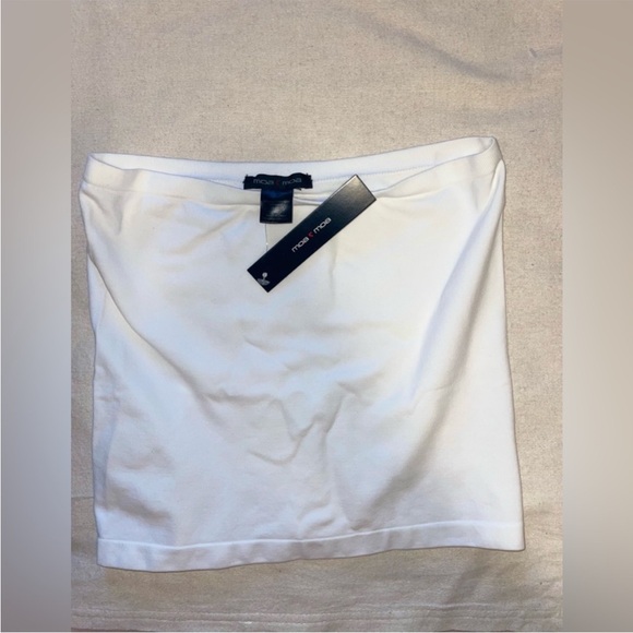 NWT Moa Moa white crop top size S/M - Picture 2 of 6